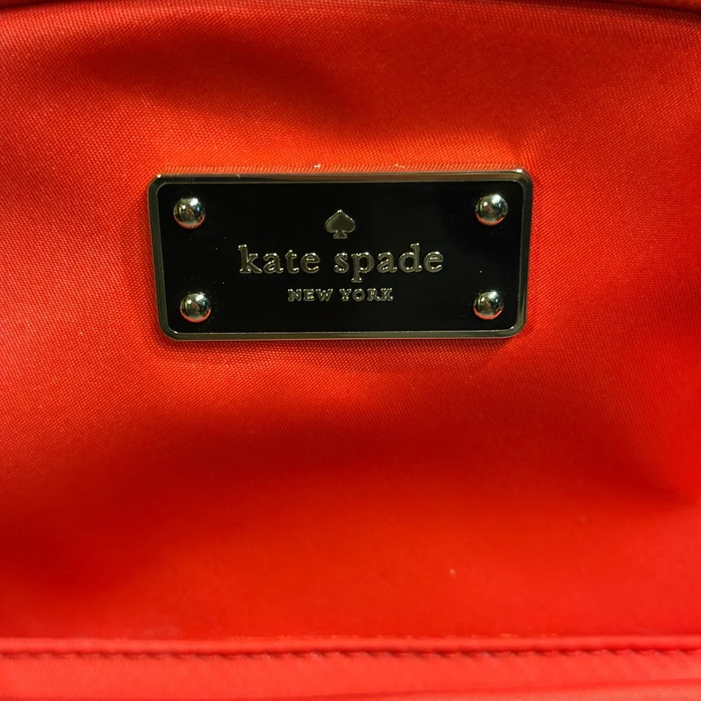 Kate Spade Red Wilson Road Small Bradley Water Resistant Backpack Bag WKRU4717